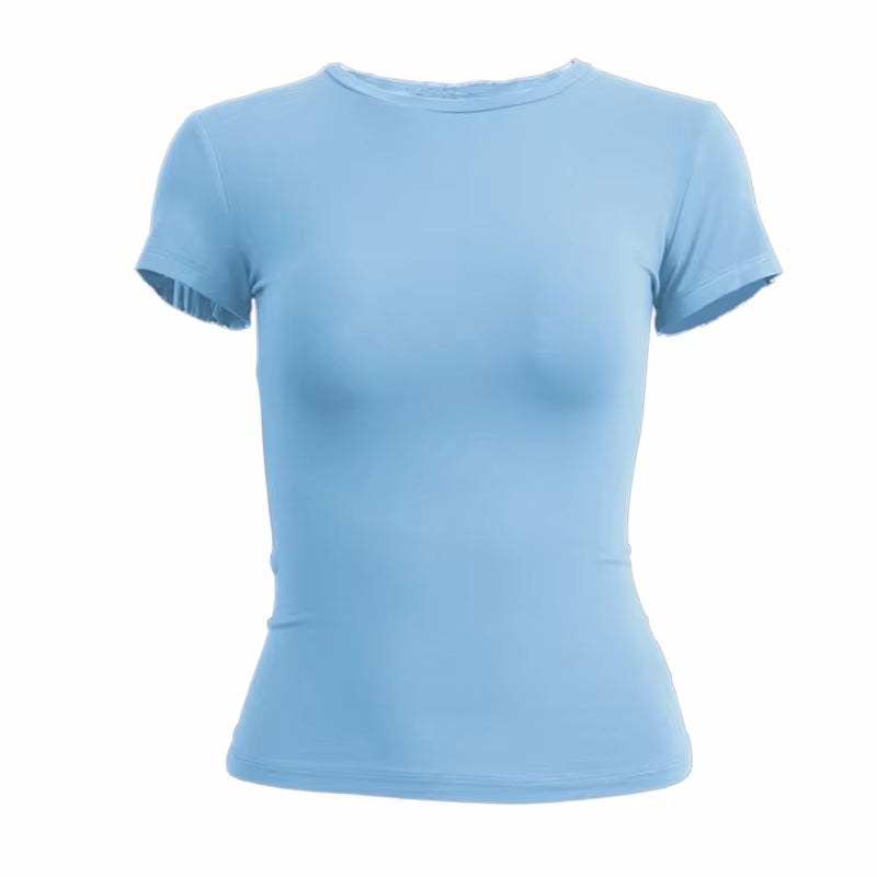 Blusa deportiva manga corta