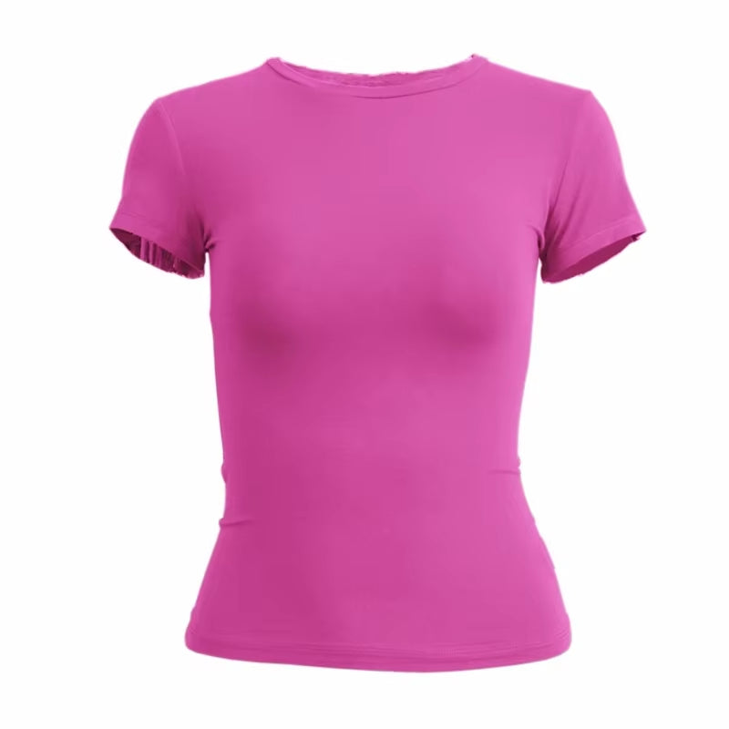 Blusa deportiva manga corta
