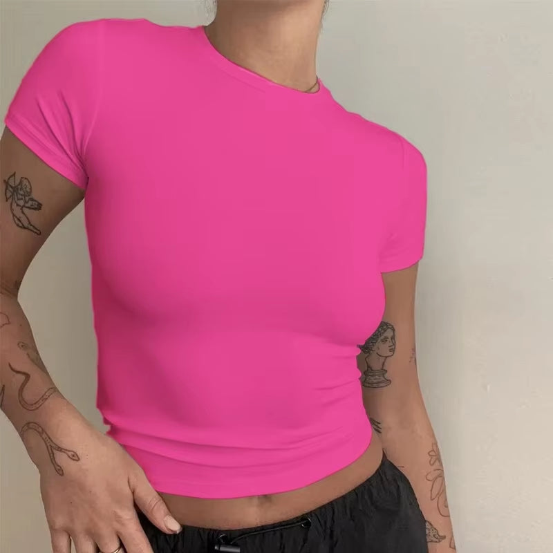 Blusa deportiva manga corta